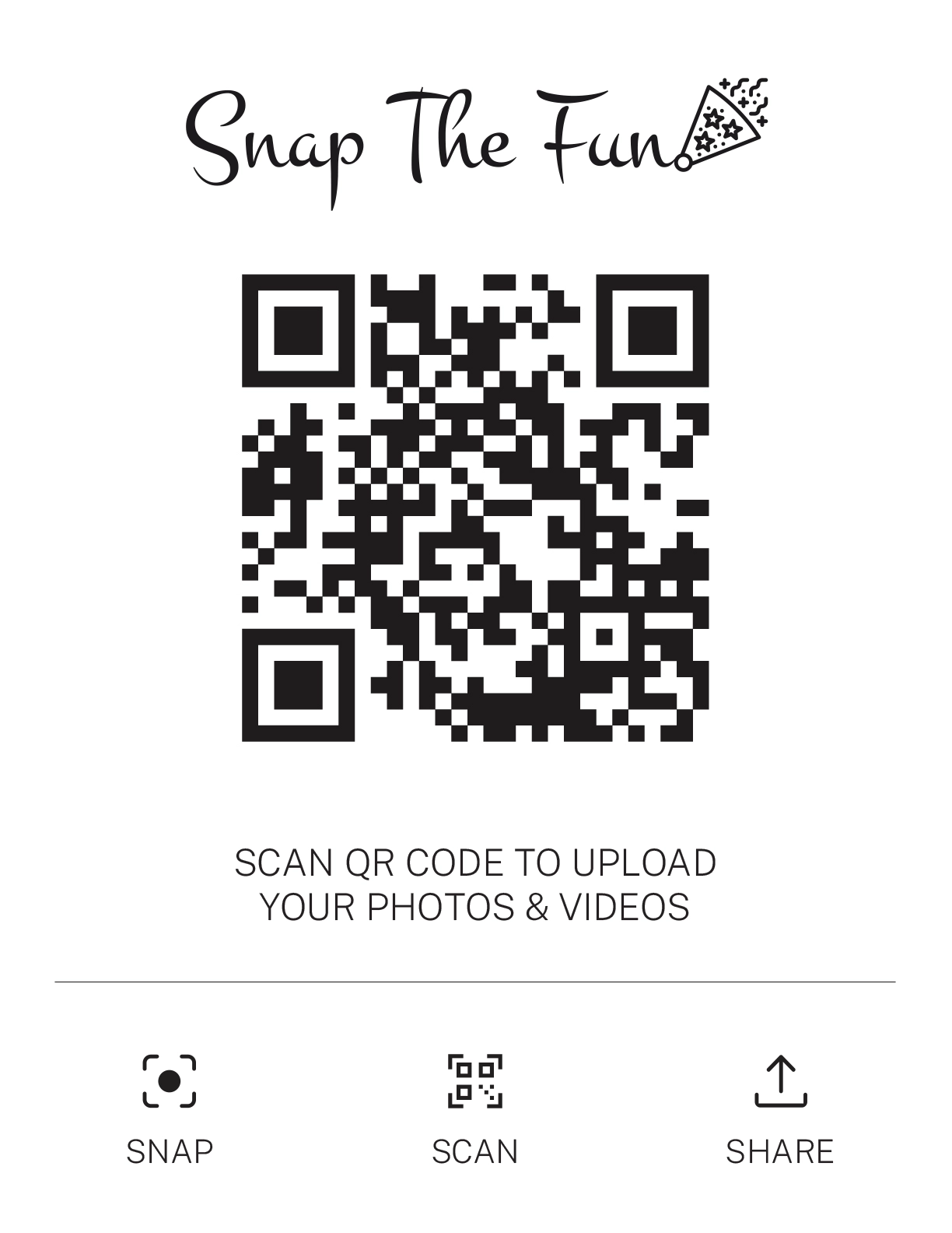 QR template design sample
