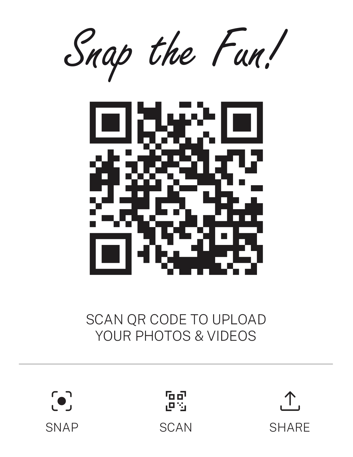 QR template design sample