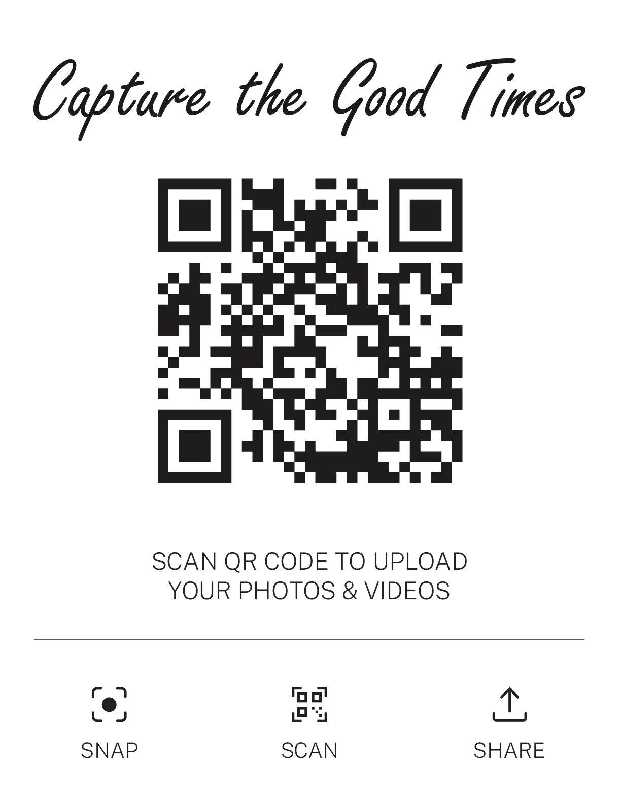 QR template design sample