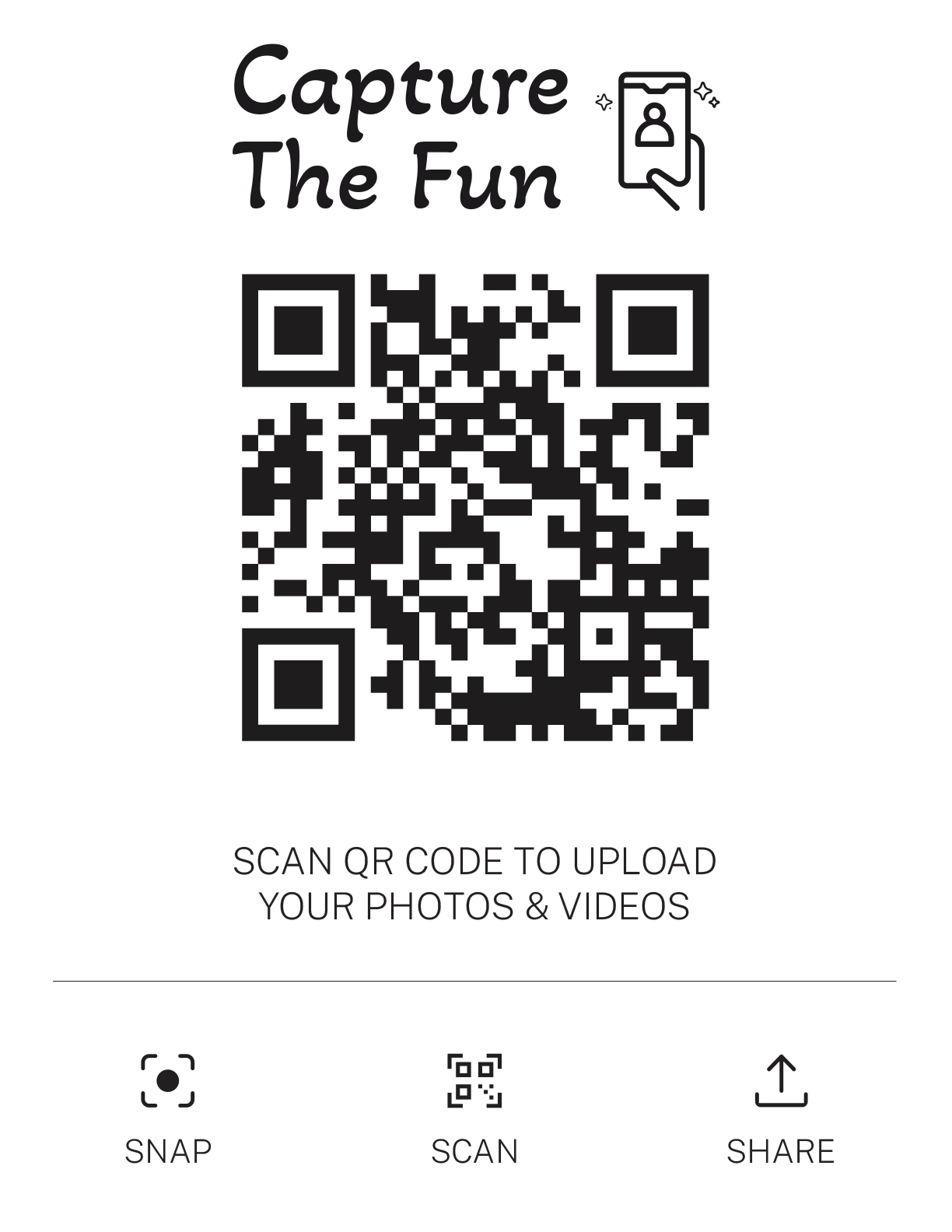 QR template design sample