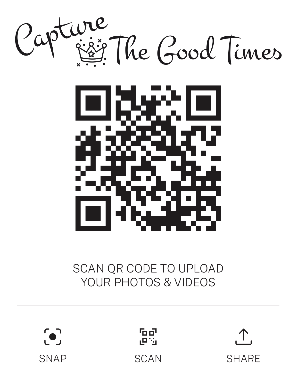 QR template design sample